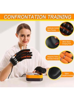 Generic Rehability Robot Gloves Hand Stroke Recovery Equipment Hand Dysfunction Patient Training Device Stroke Hemiplegia Finger Orthosis for Long Term Relief Finger Cramps  - Image 5