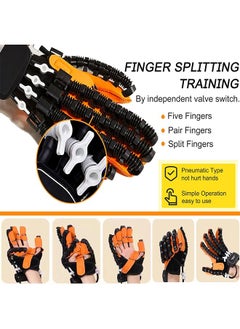 Generic Rehability Robot Gloves Hand Stroke Recovery Equipment Hand Dysfunction Patient Training Device Stroke Hemiplegia Finger Orthosis for Long Term Relief Finger Cramps  - Image 3