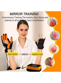 Generic Rehability Robot Gloves Hand Stroke Recovery Equipment Hand Dysfunction Patient Training Device Stroke Hemiplegia Finger Orthosis for Long Term Relief Finger Cramps  - Image 4