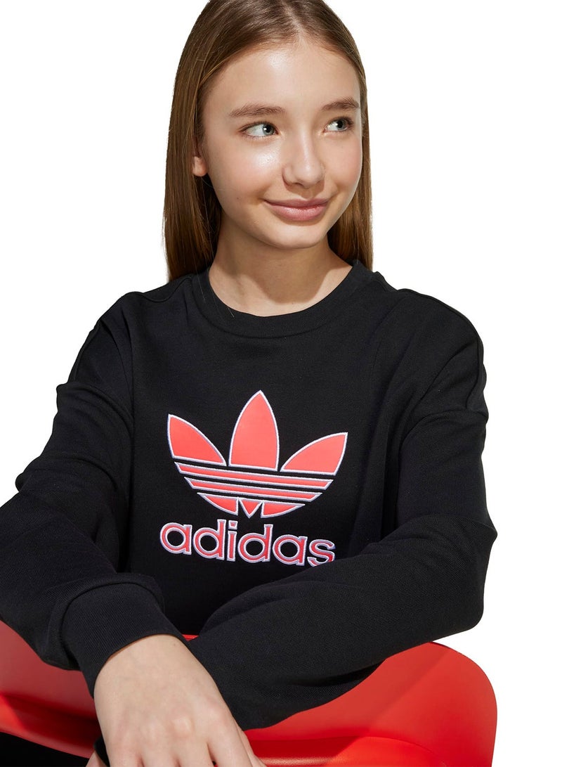 adidas Originals Youth Trefoil Sweatshirt - Image 4