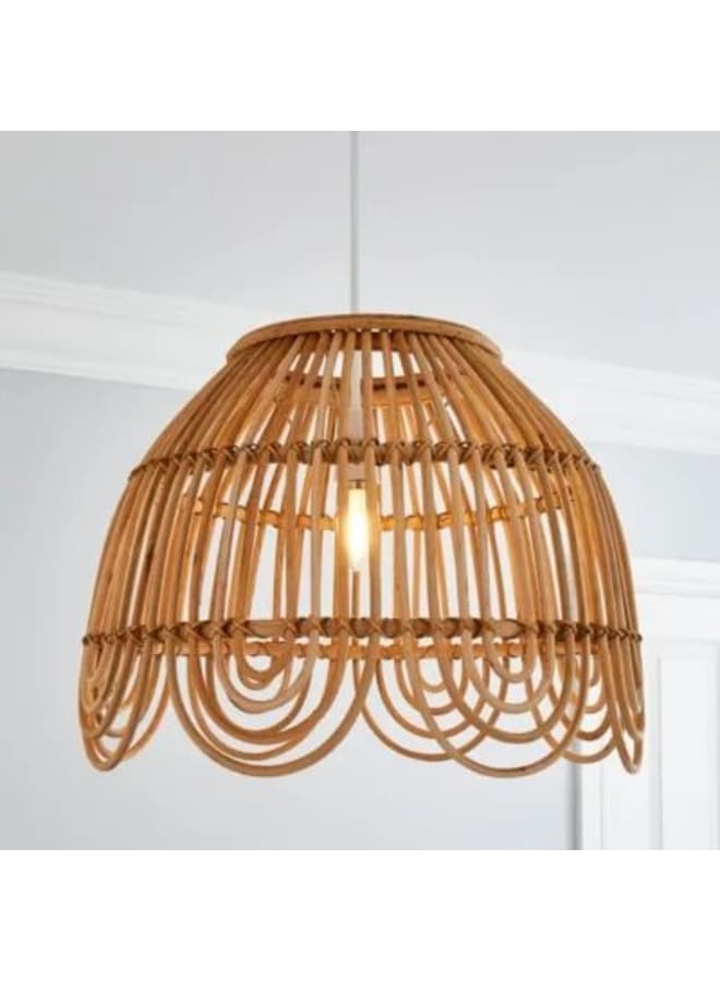 Wahag Boho Chandelier Bamboo Filigree Dimensions (W x H): 40cm x 45cm  - Image 1