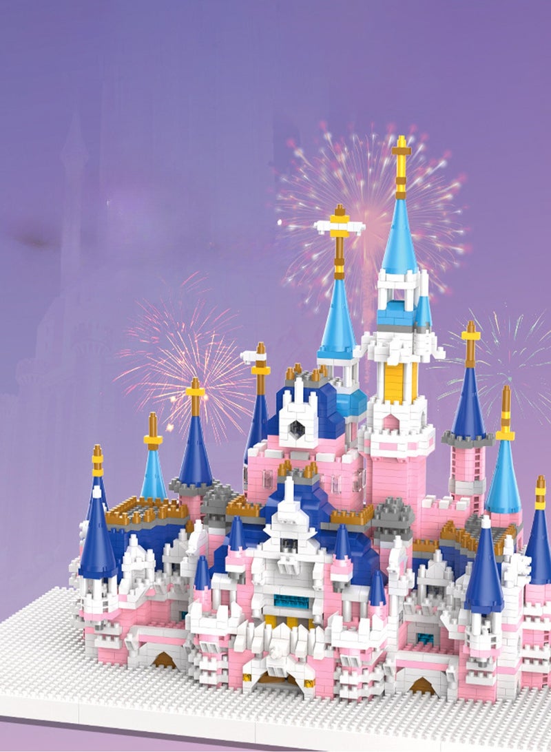 GGOOT 3008PCS Mini Building Blocks，toy bricks、children's building blocks， Magic Castle Blocks,Build - able Castle Playset ，Creative Ideal Dream Palace Architecture Set, Kids Castle Building Toys Birthday Gifts，Collectible Castle Model Blocks - Image 3