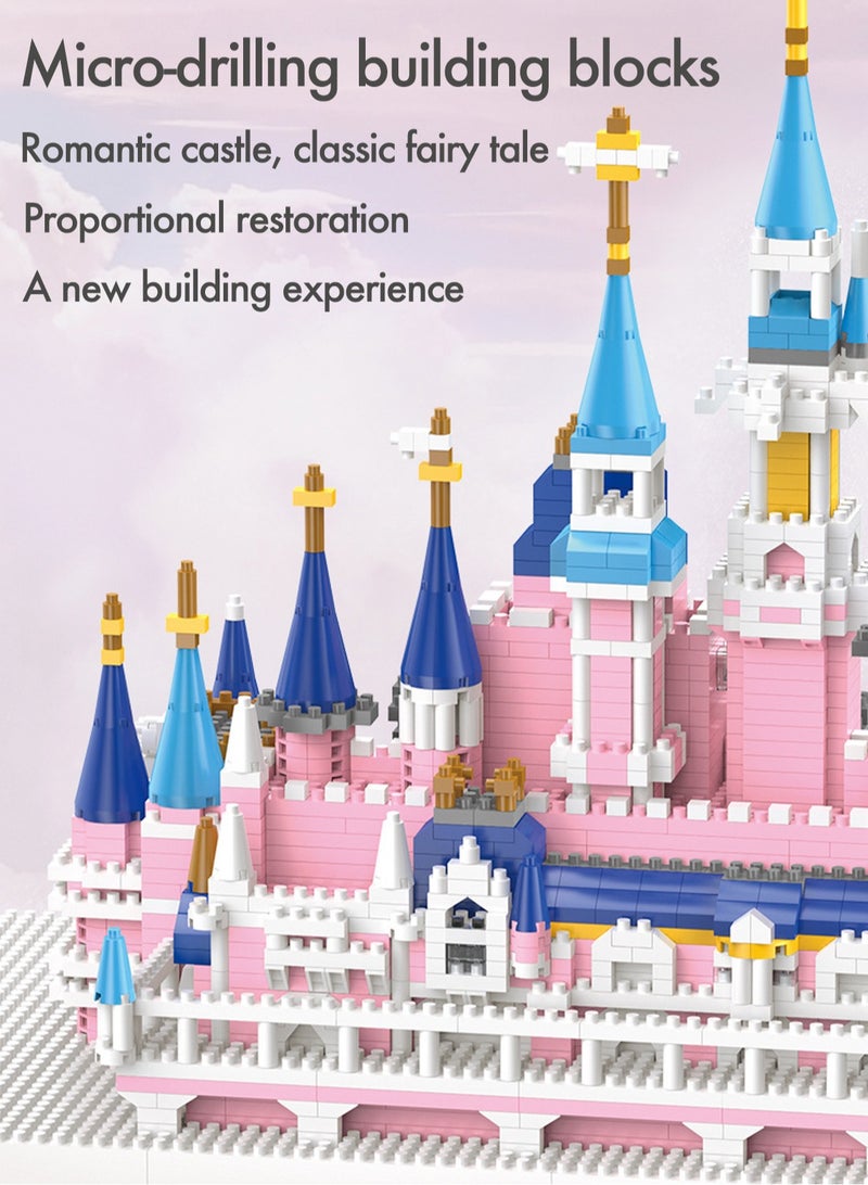 GGOOT 3008PCS Mini Building Blocks，toy bricks、children's building blocks， Magic Castle Blocks,Build - able Castle Playset ，Creative Ideal Dream Palace Architecture Set, Kids Castle Building Toys Birthday Gifts，Collectible Castle Model Blocks - Image 4