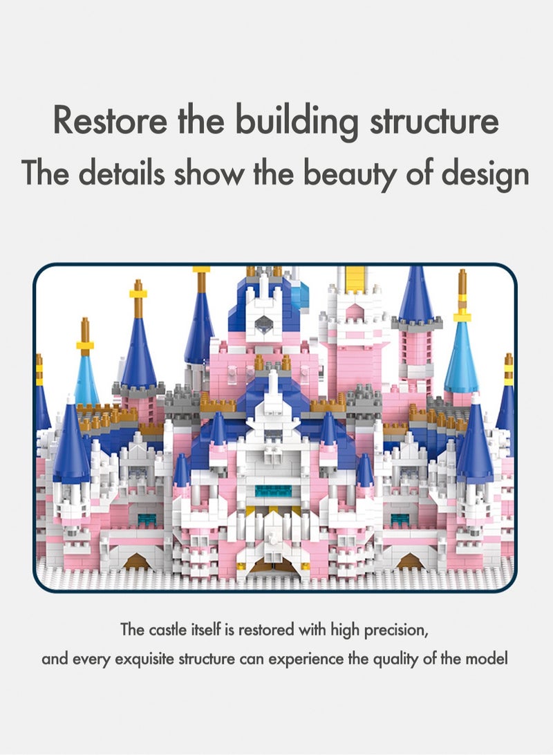 GGOOT 3008PCS Mini Building Blocks，toy bricks、children's building blocks， Magic Castle Blocks,Build - able Castle Playset ，Creative Ideal Dream Palace Architecture Set, Kids Castle Building Toys Birthday Gifts，Collectible Castle Model Blocks - Image 5