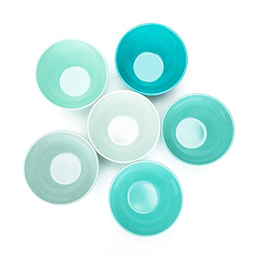 KX-WARE Melamine Bowls with Lids - 15oz 5-inch Cereal/Salad/Prep Bowls, Set of 6 in 6 Assorted Colors | Shatter-Proof and Chip-Resistant Dishwasher Safe, BPA Free - Image 3