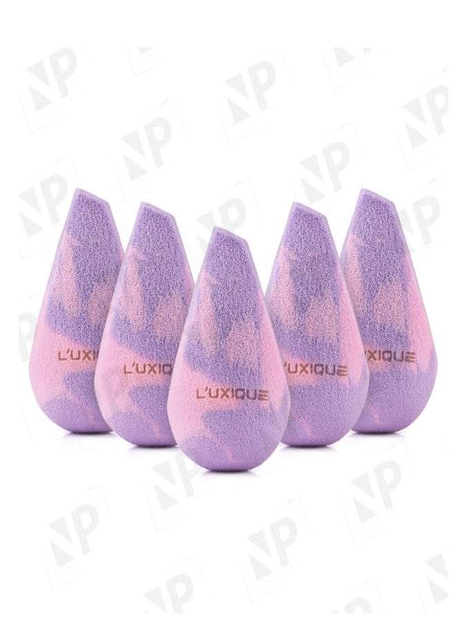 LUXIQUE Artistic Beauty Blender Sponge | Dual-Tone Purple & Pink | 10g Soft Makeup Applicator|PACK OF 1 - Image 5