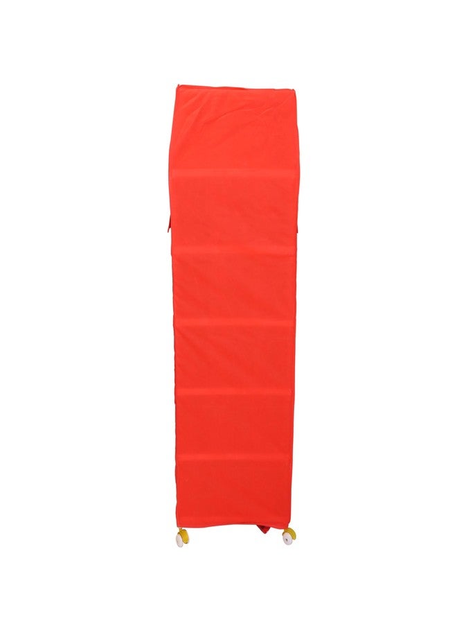 Little Legends Storage Organizer with 6 Shelves, Multipurpose Collapsible Wardrobe & (Unbreakable Material) Red - Image 5