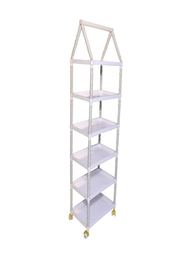 Little Legends Storage Organizer with 6 Shelves, Multipurpose Collapsible Wardrobe & (Unbreakable Material) Red - Image 3