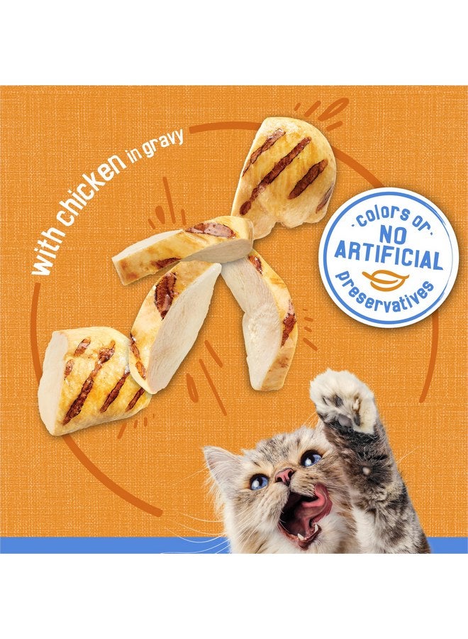 Friskies Purina Friskies Shreds With Chicken in Wet Cat Food Gravy - (Pack of 24) 5.5 oz. Cans - Image 5