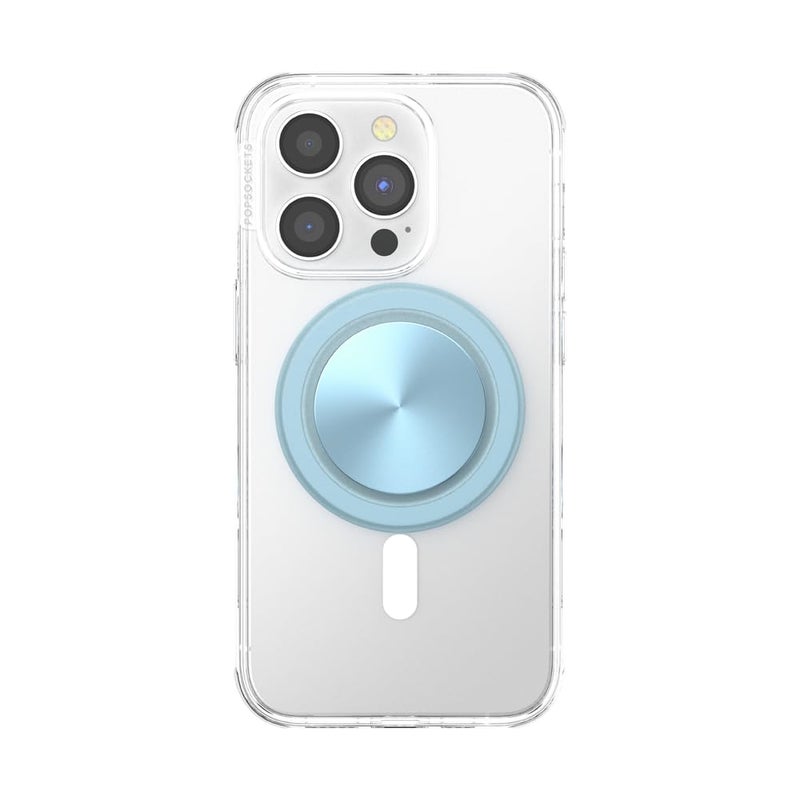 POPSOCKETS قبضة هاتف بوب سوكيتس لمغناطيس ماغسيف، حامل مغناطيسي، قاعدة هاتف - أزرق سigh - Image 4