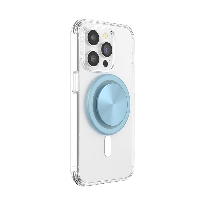 POPSOCKETS قبضة هاتف بوب سوكيتس لمغناطيس ماغسيف، حامل مغناطيسي، قاعدة هاتف - أزرق سigh - Image 3