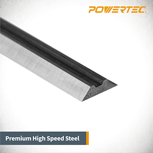 POWERTEC 12 Inch Planer Blades for Makita 2012, 2012NB Planer, Replacement for 793346-8 Planer Knives, Set of 2 (12832) - Image 3