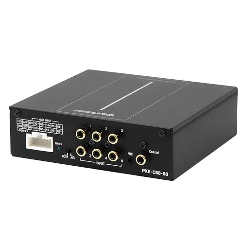 Alpine PXE-C60-60 Optim6 6-Channel Hi-Res Sound Processor with Automatic Sound Tuning - Image 3