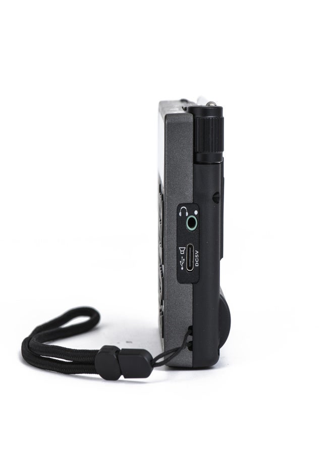 HanRongDa HRD-757 Multi-band Radio FM AM MW SW V.UHF AIR WB Portable Radio APP Control BT TF Music Player SOS Alarm Flashlight Alarm Clock - Image 3