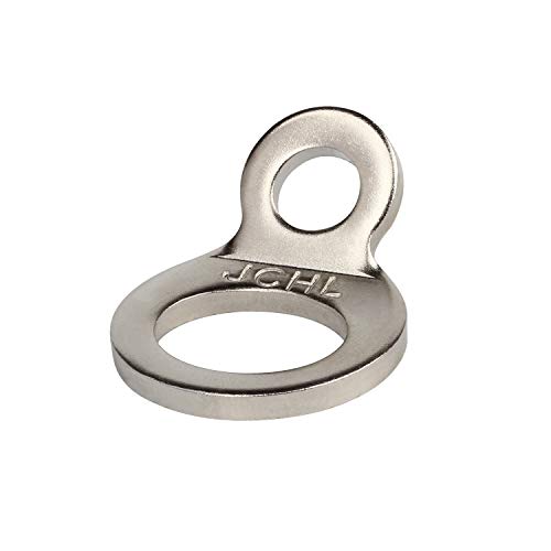 JCHL Stainless Steel Tie-Down Anchors Hooks Multi-Purpose Dirt Bike Tie Down Strap Rings for Motorcycle Dirtbike ATV Trailer Truck Rosa-Gold (10-Pack) - Image 4