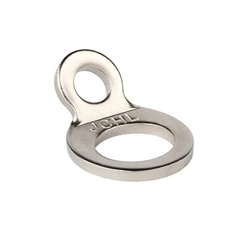 JCHL Stainless Steel Tie-Down Anchors Hooks Multi-Purpose Dirt Bike Tie Down Strap Rings for Motorcycle Dirtbike ATV Trailer Truck Rosa-Gold (10-Pack) - Image 3