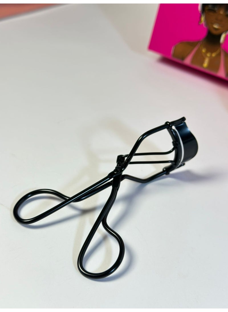 مكبس رموش احترافي صغير الحجم من الفولاذ المقاوم للصدأ، مكبس رموش أسود - Image 3