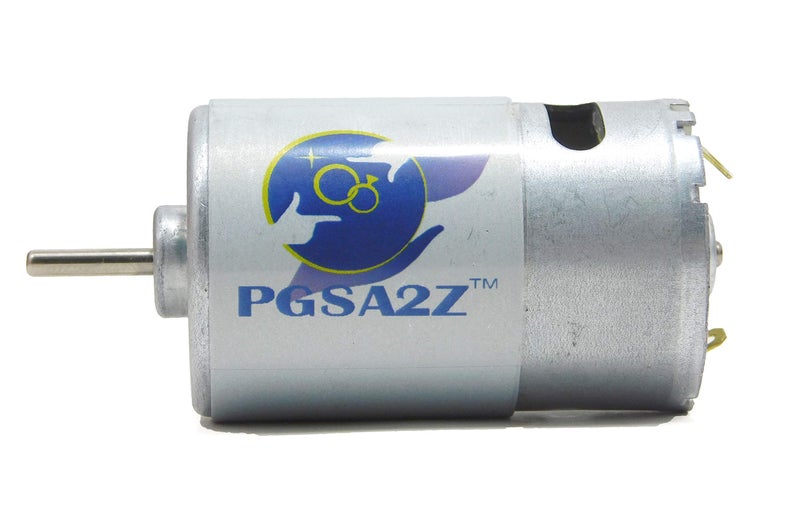 PGSA2Z Round Shaft High Power and Torque DC Motor for DIY Electric/Electronic Projects, Drills, Robots, RC Vehicles, Remote Controlled Cars/robot, Saw Repair/replacement Engine (Multicolour) - Image 1