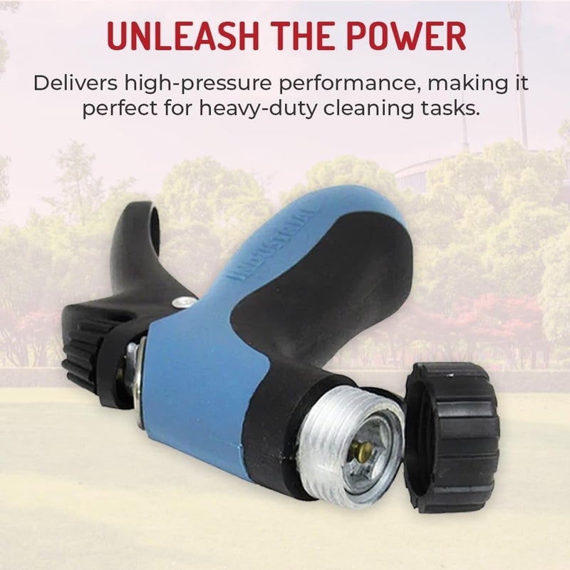 HITECH Hi Tech High-Pressure Heavy-Duty Hose Nozzle – 100 PSI Max, 160F Water Temp, Pistol Grip with Threaded Front for Cleaning Tools, Fits Standard Garden Hoses - Image 3