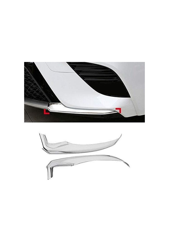 DEMULAX Chrome Front Bumper Corner Moulding Cover for Toyota Camry - Image 3
