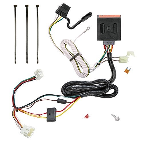 Tekonsha T-One® T-Connector Harness, 4-Way Flat, Compatible with Select Honda CR-V, Black - Image 1
