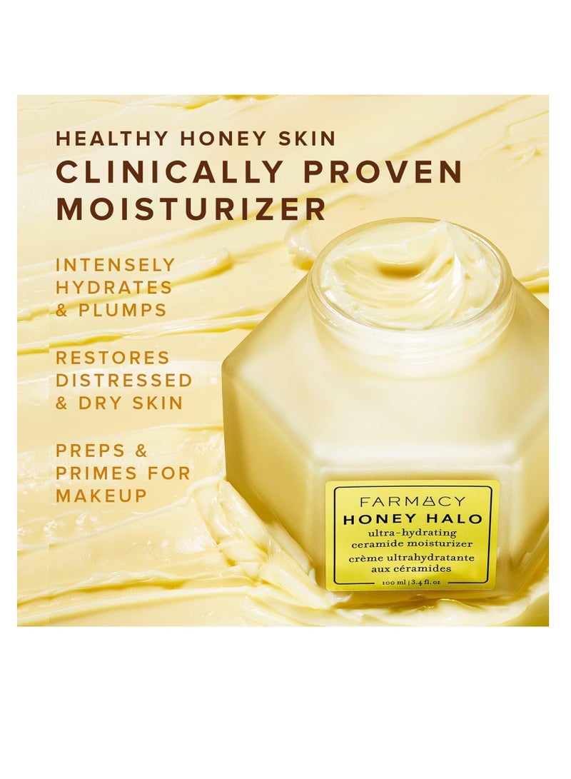 FARMACY Farmacy Honey Halo Ceramide Face Moisturizer Cream - Hydrating Facial Lotion for Dry Skin (1.7 Ounce) - Image 2