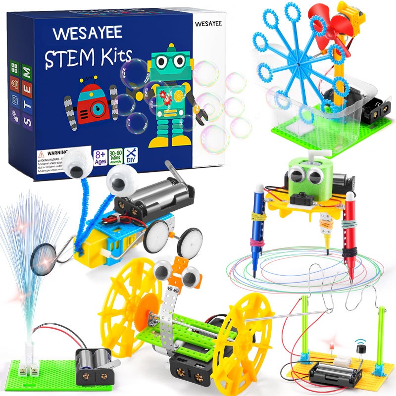 WESAYEE Science STEM Kits for Kids Age 812 68 1214 1012 STEM Toys for Ages 813 Boys Girls Crafts Electronic Robotic Projects Experiments Engineering Activities DIY Coding Robots 6 7 8 Year Old - Image 4