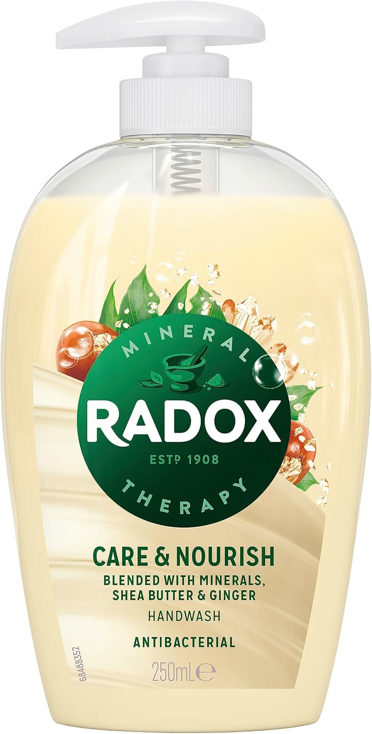 Radox Mineral Therapy Care Nourish Liquid Soap Handwash that kills 999 of bacteria for cleansed nourished hands 250 ml