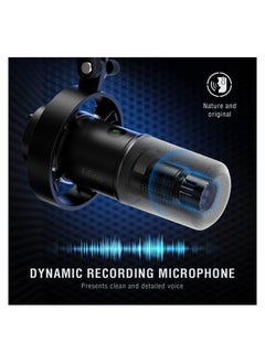 FIFINE Dynamic Microphone, XLR/USB Podcast Recording PC Microphone for Vocal Streaming Voice-Over Gaming, Metal Mic with Mic Mute, Headphone Jack, Monitoring Volume Control, Windscreen-Amplitank K688  - Image 3