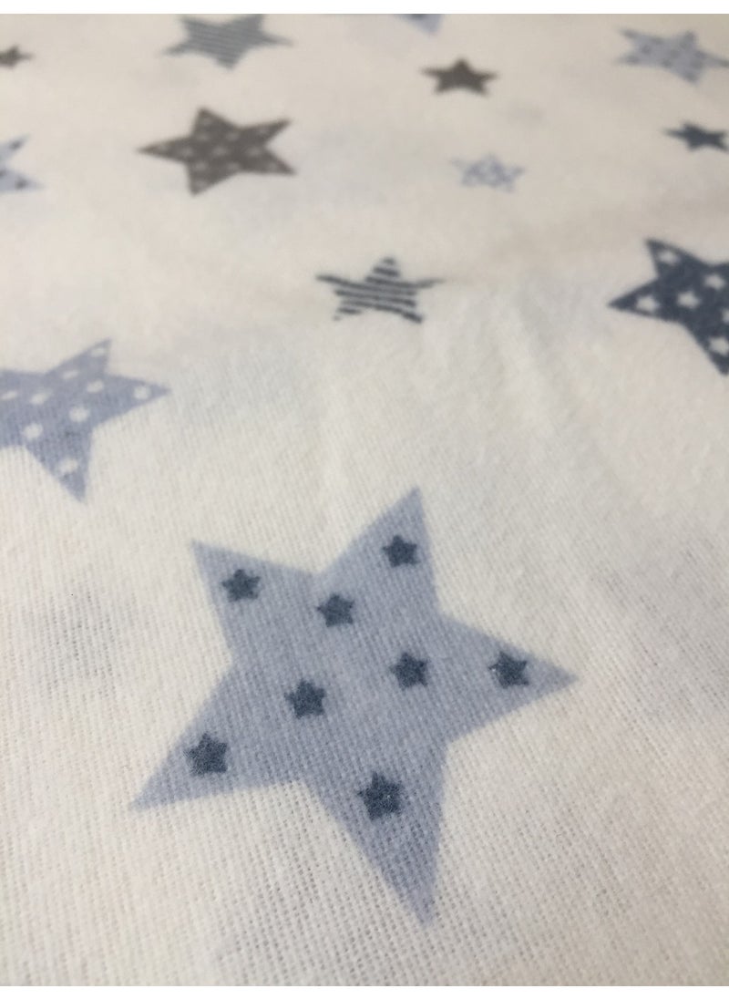 Lief Home Flannel Baby Blanket 100X115 | Double-sided  - Image 4