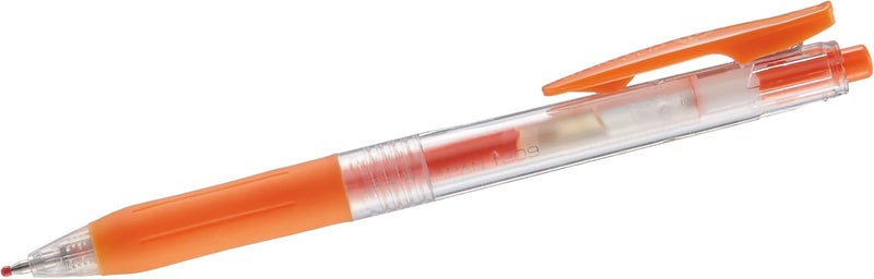 Zebra Pen Zebra Sarasa Clip Pen 0.7 mm, Red/Orange (JJB15-ROR) - Image 1