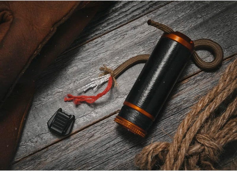 Exotac ripSPOOL Lightweight Bushcraft and Survival Complete Field Repair Kit and FireCord Lanyard for First Aid, Fire-Starting, Tool Creation, Fishing, and Navigation Tasks, Made in The USA - Image 5
