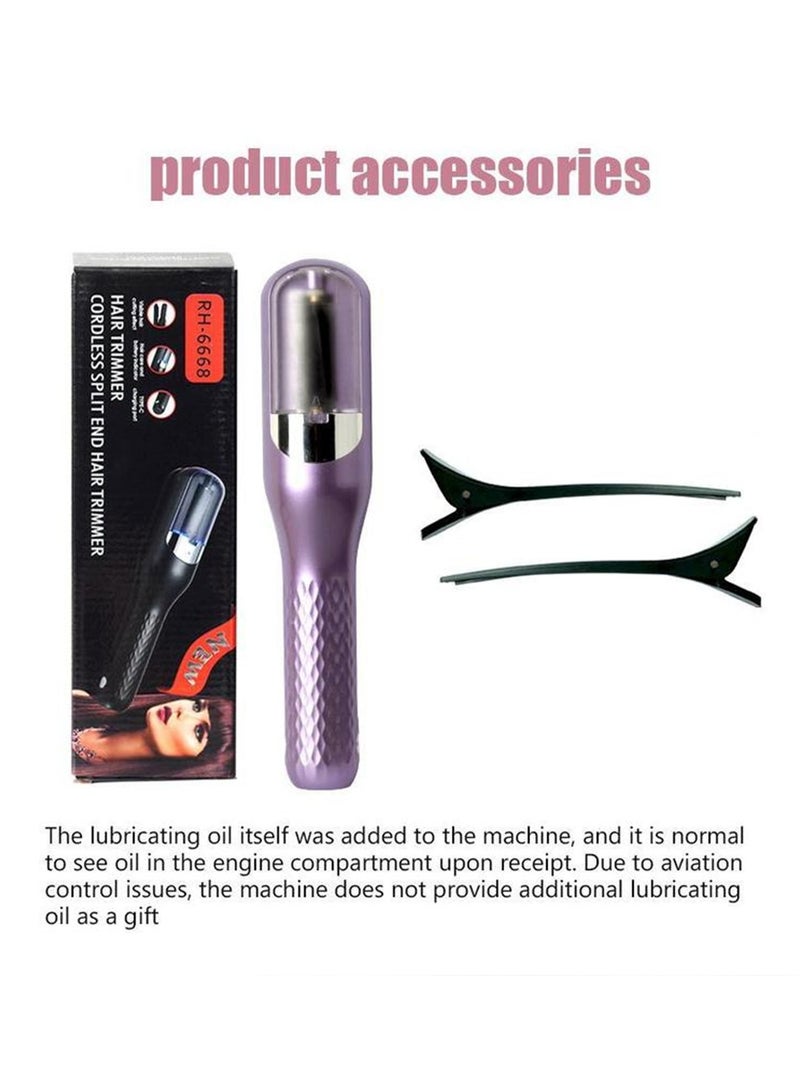 Automatic Electric Hair Clipper, Multifunctional Type-c Rechargeable Hair Split End Clipper, Portable Wireless Trimmer, Hair Care Tool, Winter & New Year Gift, Hair Cutting Machine, Split End Trimmer - Image 3