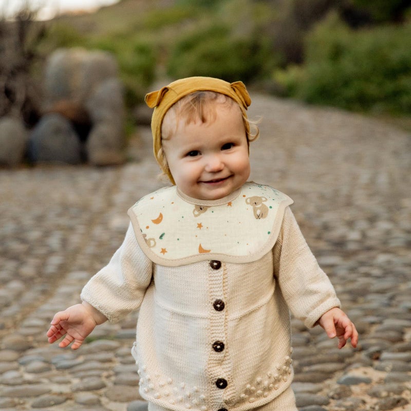 MUSBUY Baby Bibs Muslin Drool Teeth Drooling Teething Bibs for Baby Girl Boy Muslin Cotton Absorbent Soft Breathable - Image 5