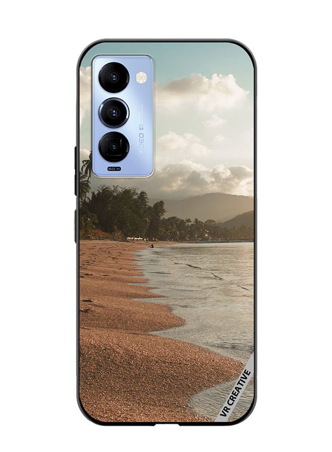 VR CREATIVE Protective Case Cover For Tecno Camon 18/18 P Summerside Design Multicolour - Image 1
