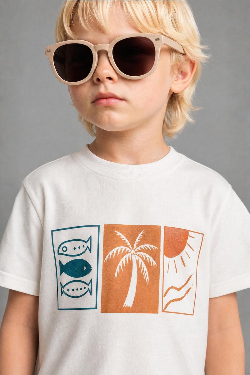 DeFacto Green BabyBoy Baby Boy Tropical Patterned 2 Piece Set Casual - Image 5