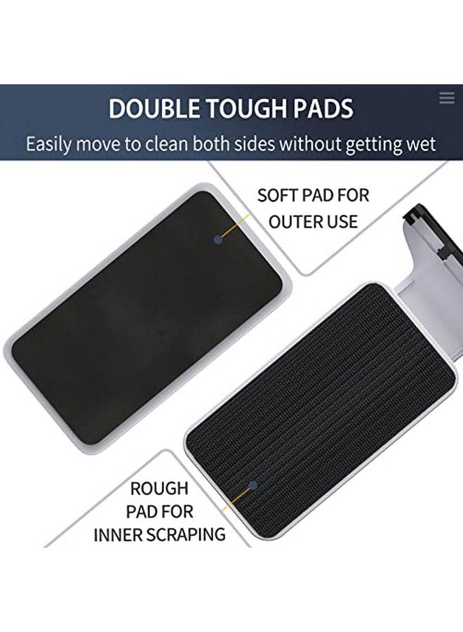 Pawfly Aquarium Strong Magnetic Brush 3 Inch Stain Cleaner with Detachable Stainless Steel Scraper and Non-Slip Handle Floating Cleaning Scrubber Tool for Glass Fish Tank (Not for Acrylic Tank) - Image 5