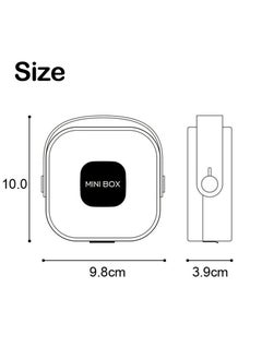 Generic Modern Grey Multi-Purpose Organizer Box - Compact Storage for Headphones, Rings, USB Cables & Office Supplies, Sleep Anti-Scratch Case for Men/Women  - Image 3