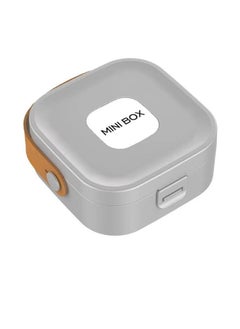 Generic Modern Grey Multi-Purpose Organizer Box - Compact Storage for Headphones, Rings, USB Cables & Office Supplies, Sleep Anti-Scratch Case for Men/Women  - Image 1