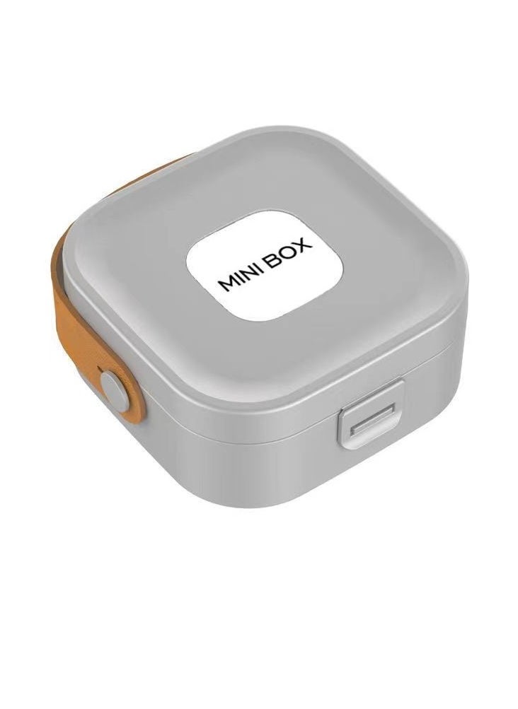 Generic Modern Grey Multi-Purpose Organizer Box - Compact Storage for Headphones, Rings, USB Cables & Office Supplies, Sleep Anti-Scratch Case for Men/Women  - Image 1