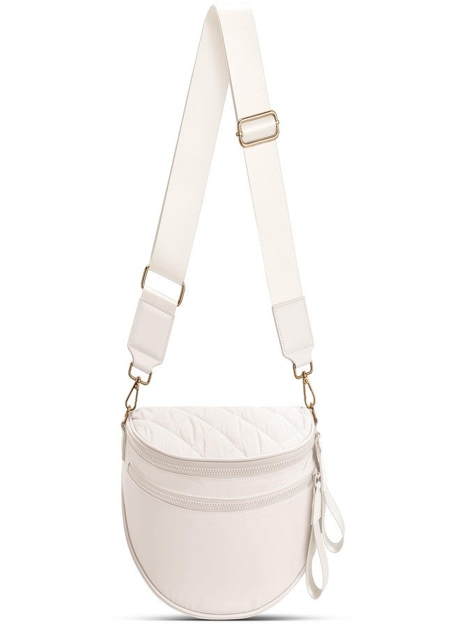 oscaurt Puffer Crossbody Bag Bum Bag for Women Spacious Cross Body Travel Purse Quilted Shoulder Handbag - Image 1