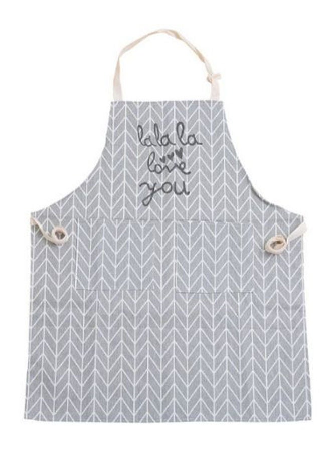 NIBEMINENT Cooking Apron Grey 60 x 72centimeter 