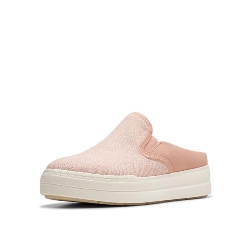Clarks CloudSteppers Women's Audreigh Cove, Peach Textile, 10 Medium US - Image 1