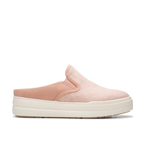 Clarks CloudSteppers Women's Audreigh Cove, Peach Textile, 10 Medium US - Image 2