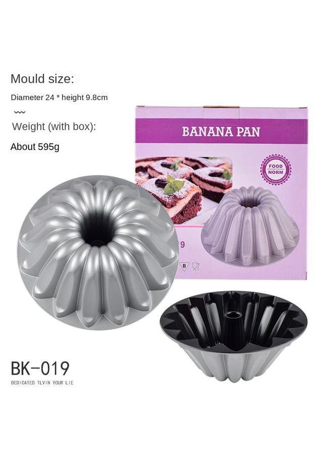 Bluejw Baking Mold Hollow Heart-shaped Cast Aluminum Cake Mold Coo Goo Hoff Mold Integrated Mold  - Image 1