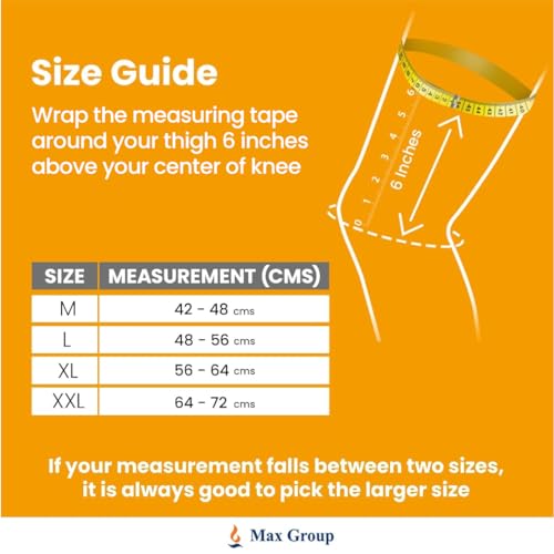AGEasy (Max Group) Hinged Knee Braces for Osteoarthritis | Knee Supporter with Inner Cotton Lining, Durable Hinges | Knee Caps for Pain Relief | Knee Belt for Joint Pain (M, Rigid Hinge Support (Pair)) - Image 3