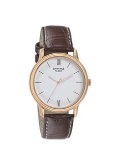 Round Shape Leather Band Analog Wrist Watch - pzsku/Z59119621852CA637AB48Z/45/_/1665552697/d30e8bdc-49ca-4936-9a2e-3cea5605f61f