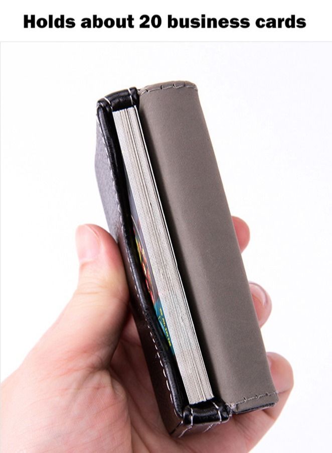 Generic Business Card Holder,Business Card Case 100x65x20mm(Black)  - Image 3