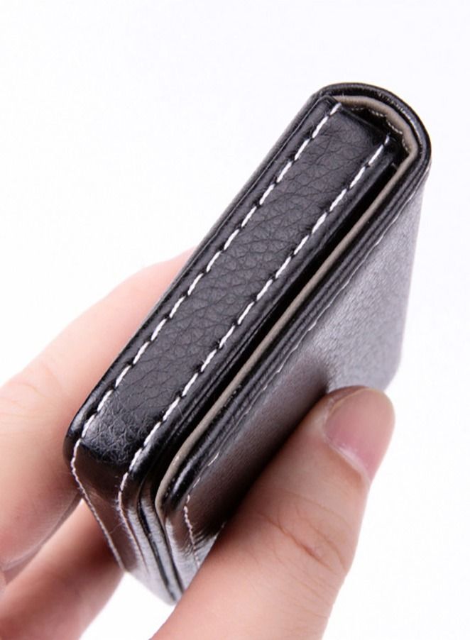 Generic Business Card Holder,Business Card Case 100x65x20mm(Black)  - Image 5