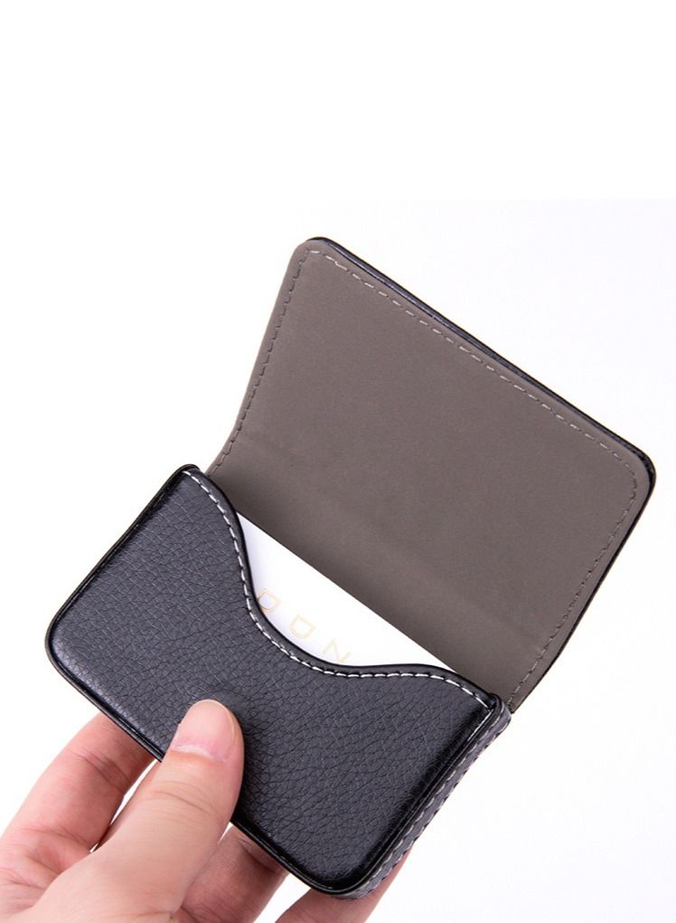 Generic Business Card Holder,Business Card Case 100x65x20mm(Black)  - Image 2